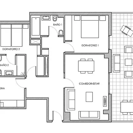 Atico Nuevo Con Terraza Peniscola